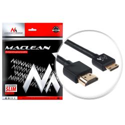 Kabel HDMI - miniHDMI v 1.4 vergoldet SLIM Kabel 3D Full HD 1m  MCTV-711