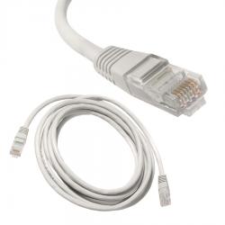 Kabel, Patchkabel UTP Cat6 Stecker-Stecker 1m grau Maclean MCTV-657