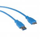 USB Verlängerungskabel 3.0 A-B Stecker-Stecker 0,5m MCTV-586