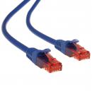LAN Pro Netzwerkkabel. Ethernet RJ45 UTP Cat6 1M Maclean MCTV-301 Blau
