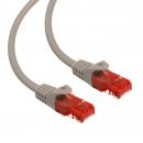 LAN Pro Netzwerkkabel. Ethernet RJ45 UTP Cat6 1M Maclean MCTV-301 Grau
