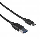USB 3.0 AM auf Typ C Verbindungskabel 1m Maclean MCTV-844