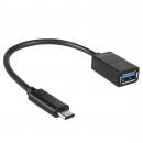 USB 3.0 AF auf Typ C Verbindungskabel 15 cm Maclean MCTV-843